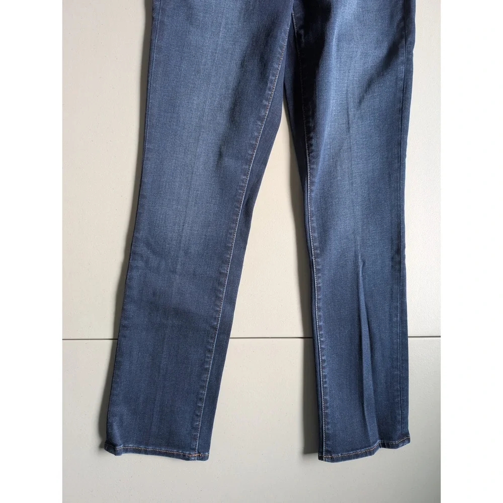 NWOT L'Agence coco mid rise slim straight jeans Size 24 Blue #9NA53